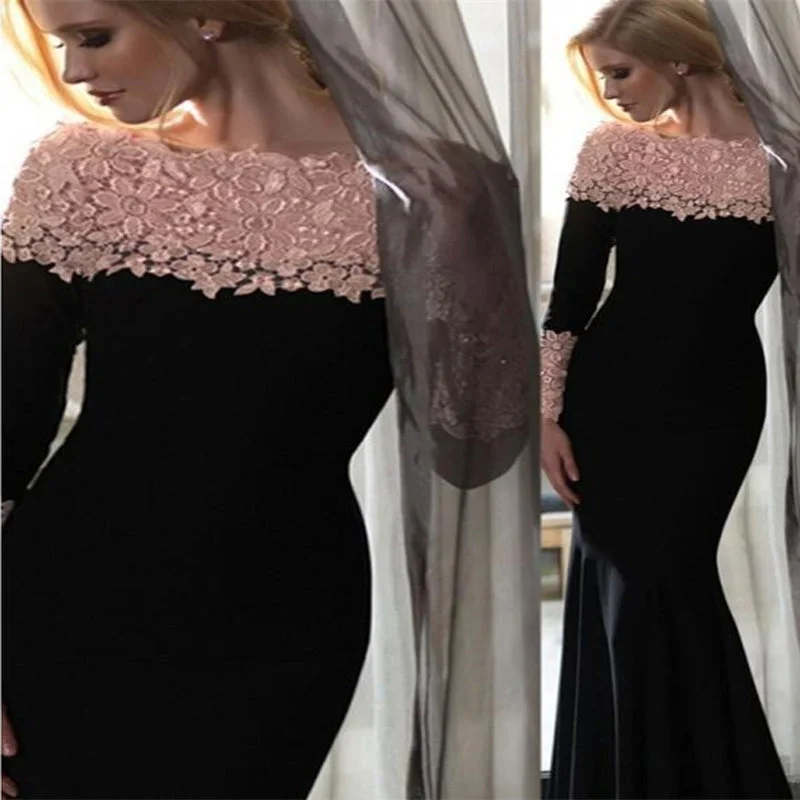 Black Long Mermaid Prom Dresses, Appliques Prom dresses, Off-shoulder Prom dresses, Charming Prom dresses, TYP0248 Black Long Mermaid Prom Dresses, Appliques Prom dresses, Off-shoulder Prom dresses, Charming Prom dresses, TYP0248
