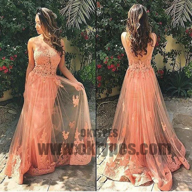 Long Mermaid Prom Dresses, Illusion Prom Dresses, Appliques Prom Dresses, Open-back Prom Dresses, TYP0235 Long Mermaid Prom Dresses, Illusion Prom Dresses, Appliques Prom Dresses, Open-back Prom Dresses, TYP0235