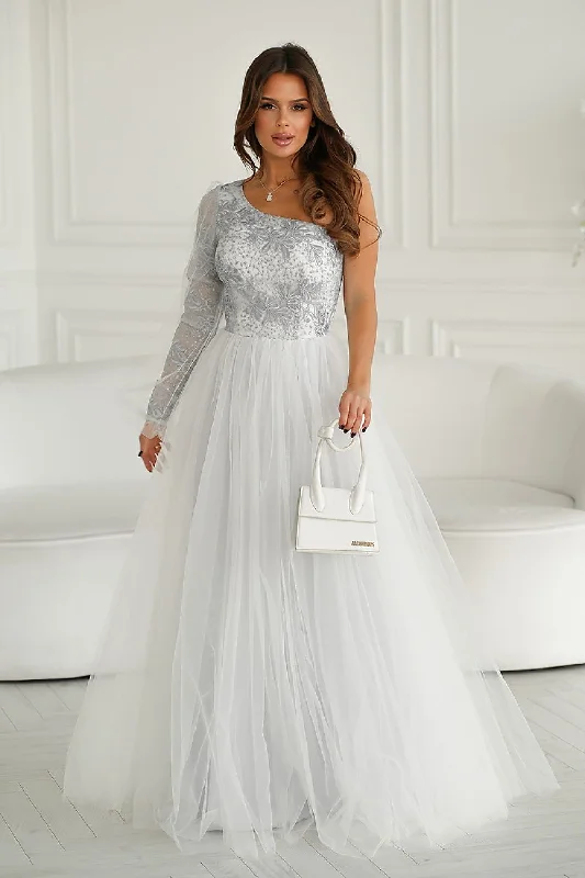 Long dress Bicotone