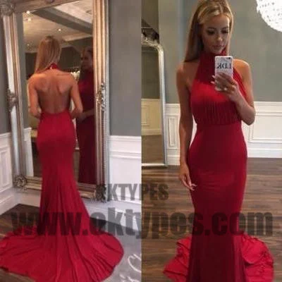 Red Long Mermaid Prom Dresses, Halter Prom Dresses, Backless Prom Dresses, Charming Evening Dresses, TYP0282 Red Long Mermaid Prom Dresses, Halter Prom Dresses, Backless Prom Dresses, Charming Evening Dresses, TYP0282