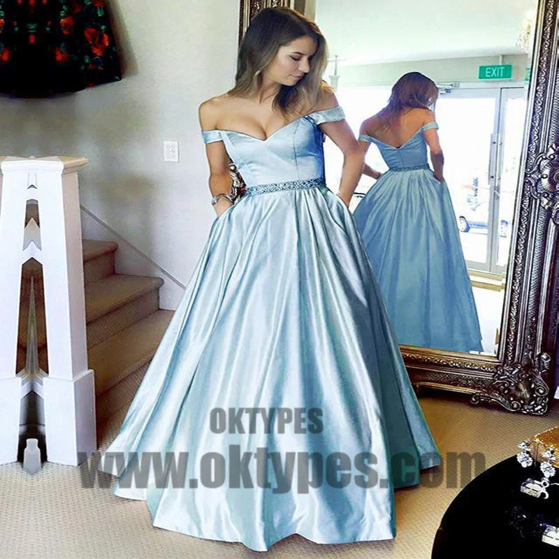 Long Floor Length Ball Gown Prom Dresses, Off-shoulder Prom Dresses, Zipper Prom Dresses, Beading Prom Dresses, TYP0269 Long Floor Length Ball Gown Prom Dresses, Off-shoulder Prom Dresses, Zipper Prom Dresses, Beading Prom Dresses, TYP0269