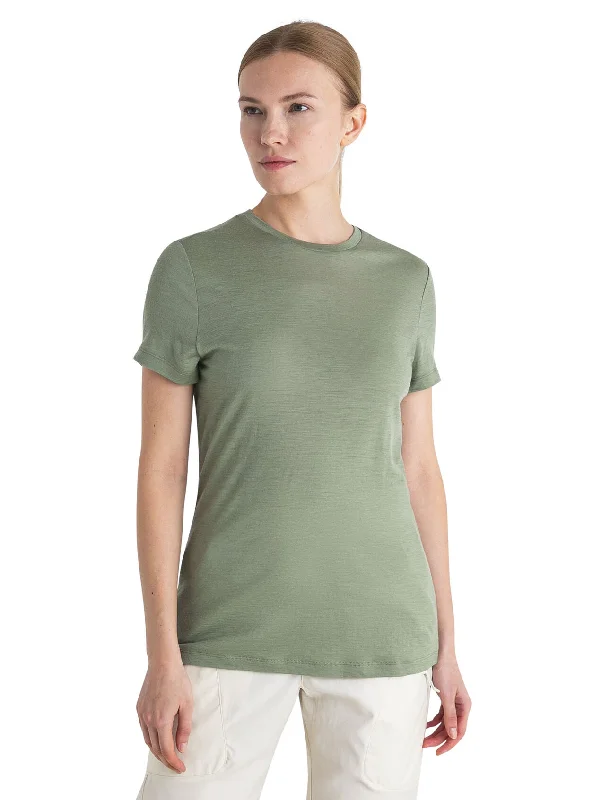 Icebreaker 150 Merino Women's Tech Lite III SS Tee Nylon Fabric Polyester Fabric Spandex Fabric