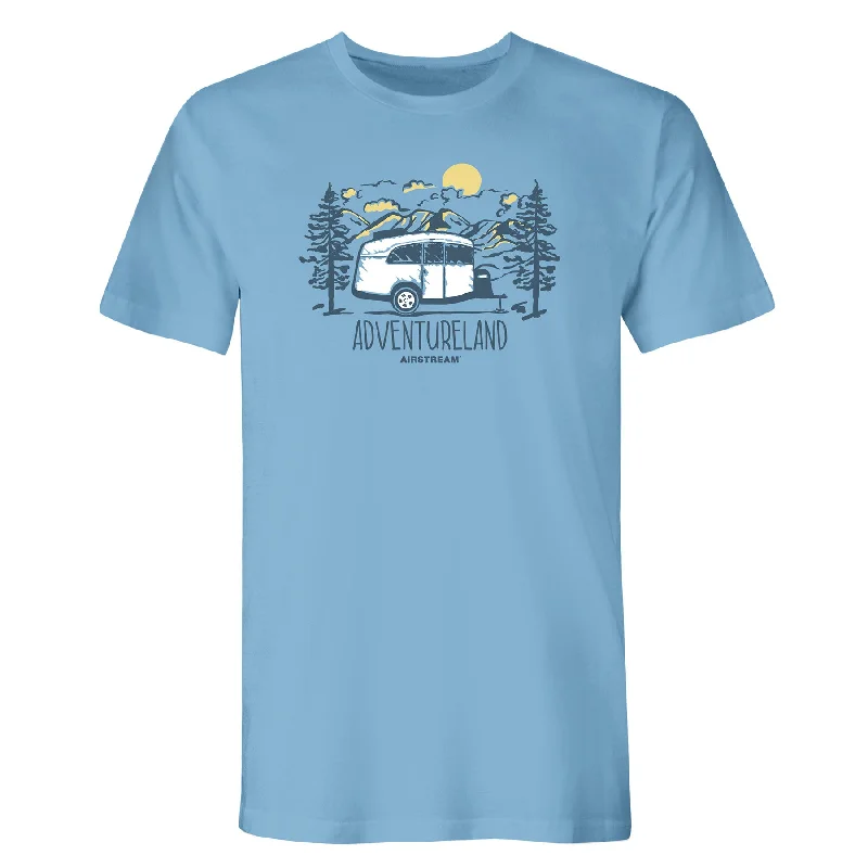 Airstream Basecamp Adventureland T-Shirt Zippered Front Buttoned Front Snap Front