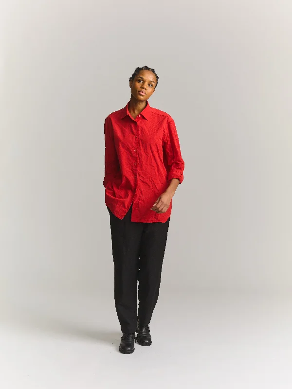 BIG RACCOURCIE SHIRT - PAPER COT - LIPPY Lace Blend Ribbed Blend Corduroy Blend