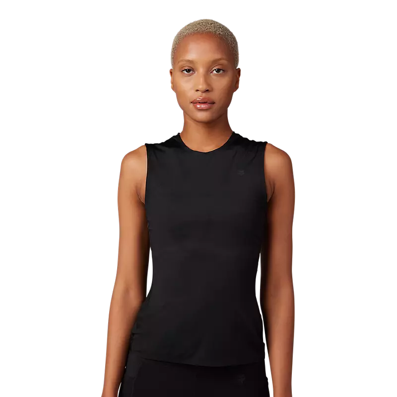 Fox Racing Women's Tecbase Sleeveless Shirt Welt Pockets Slit Pockets