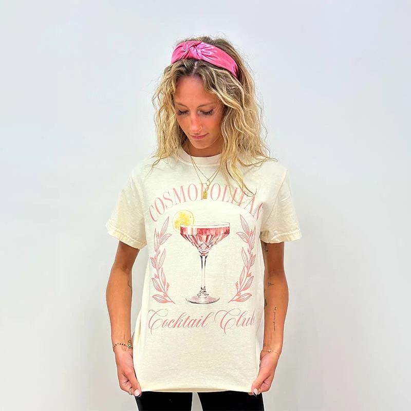 Cosmo Graphic Short Sleeve T-Shirt Fitted T-Shirt Seamless Stretchy