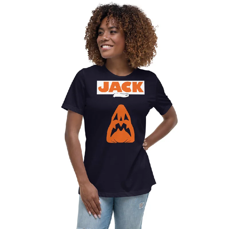 Jack Attack Women's Relaxed T-Shirt Fleece Fabric Down Fabric Feather Fabric