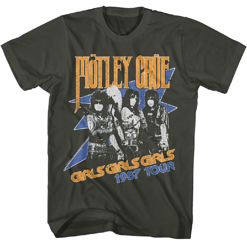 MOTLEY CRUE Eye-Catching T-Shirt, Girls 1987 Tour Rayon Fabric Velvet Fabric Corduroy Fabric MOTLEY CRUE Eye-Catching T-Shirt, Girls 1987 Tour Rayon Fabric Velvet Fabric Corduroy Fabric