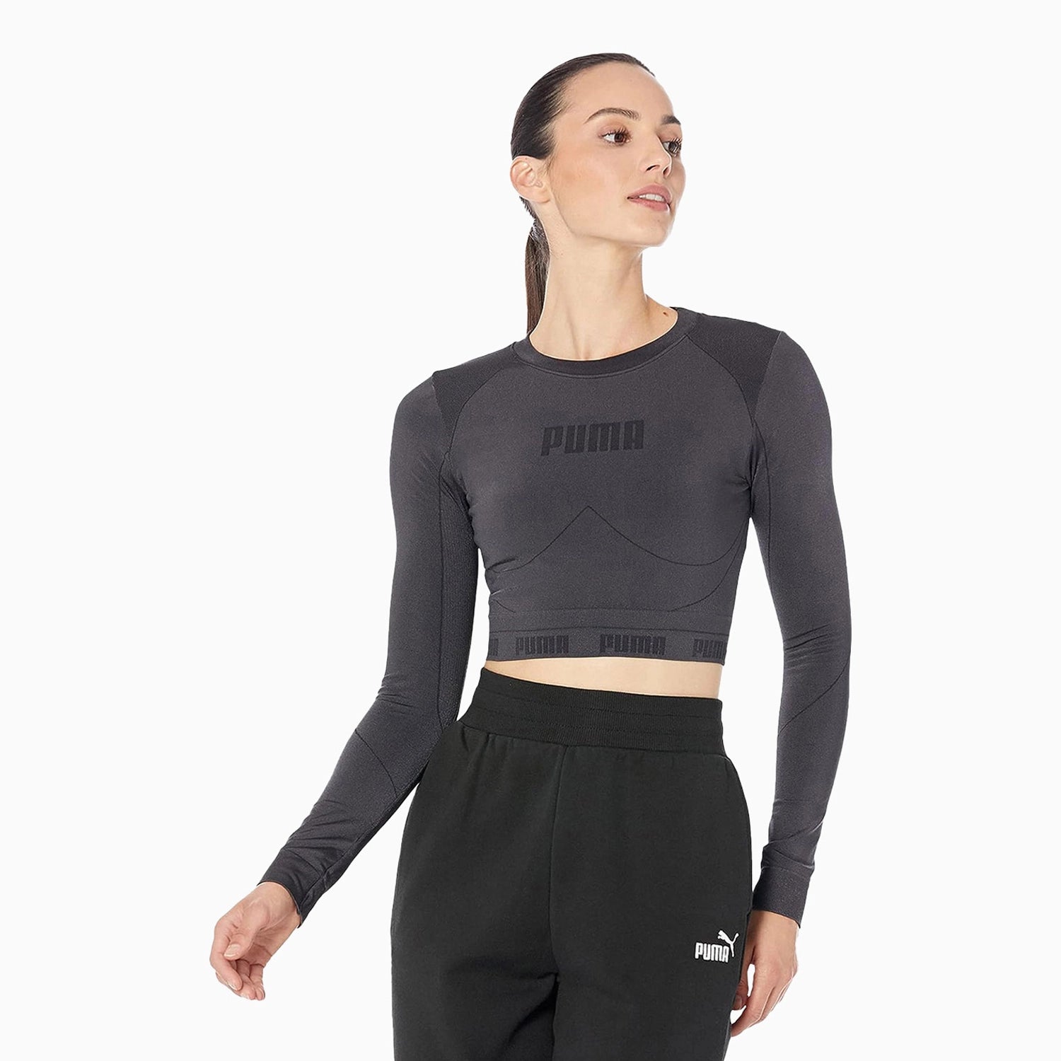 Women's Evostripe Evoknit Long Sleeve Tee Machine Wash Dry Clean Hand Wash