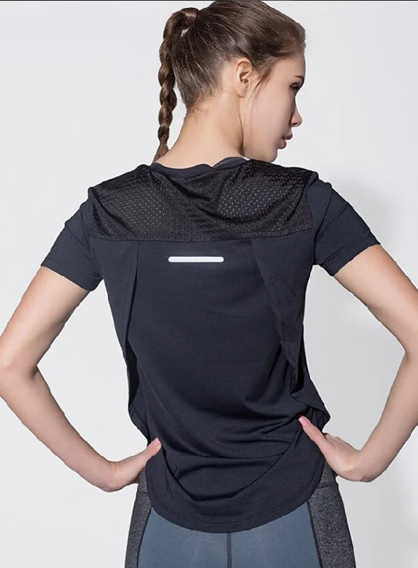 Quick Dry Reflective Shirt Embroidered Appliqued Beaded