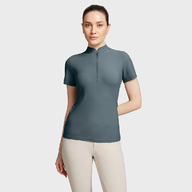 Samshield Bruna Ladies Show Shirt Silk Blend Satin Velvet