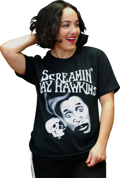 Screamin' Jay Hawkins T-Shirt Chenille Blend Fleece Blend Nylon Blend