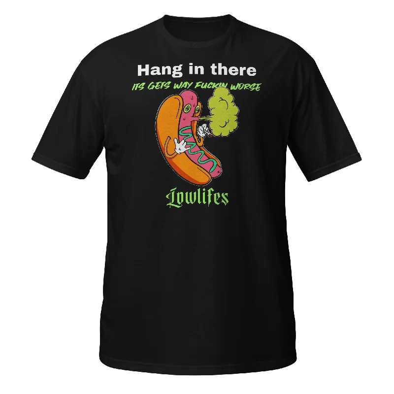 Shirt - Unisex: Lowlifes - Hang In There Rayon Velvet Corduroy