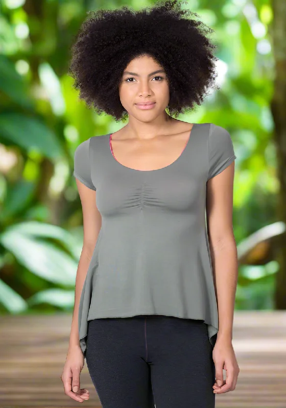 Soybean Flow Tee Ribbed T-Shirt High Neck Heavyweight