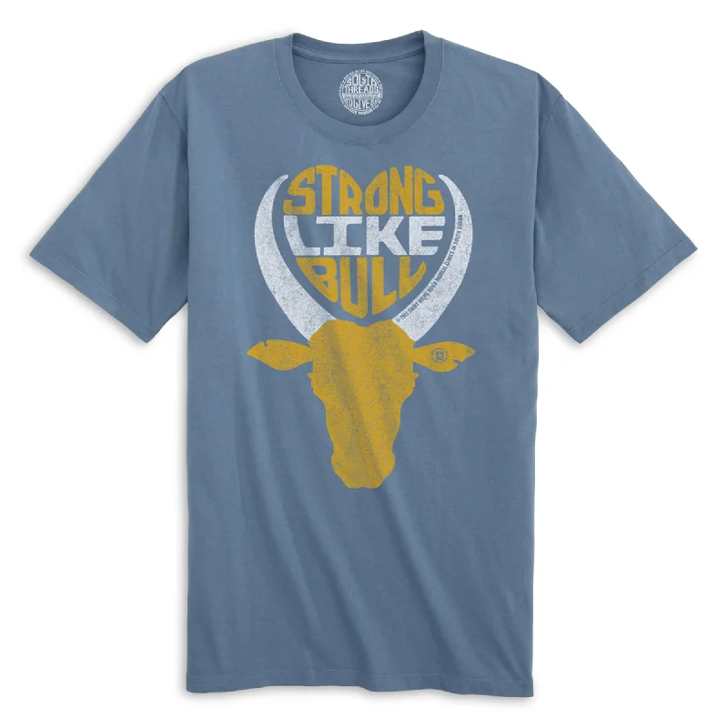 Strong Like Bull | Supports World Health Organic Cotton T-shirt Striped Floral Plaid Strong Like Bull | Supports World Health Organic Cotton T-shirt Striped Floral Plaid