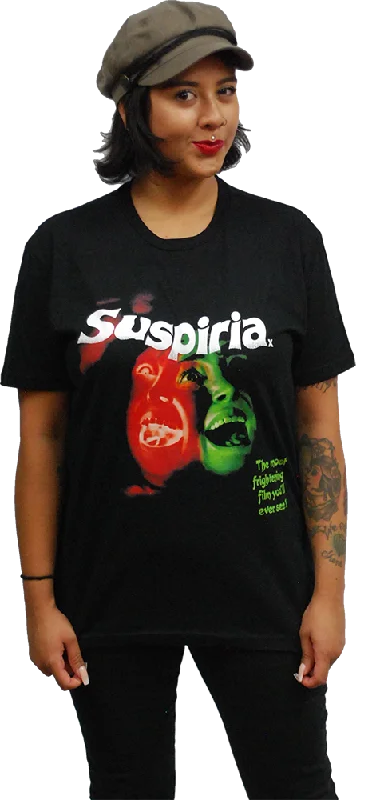 Suspiria "Faces" T-shirt Cotton Fabric Linen Fabric Terry Fabric