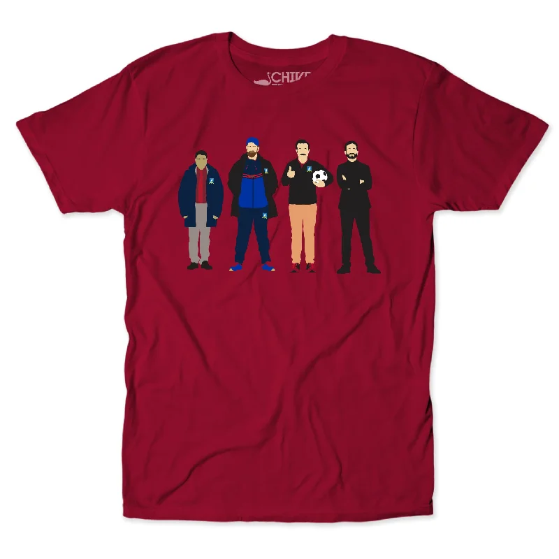 Team Coach V2 Unisex Tee Notch Collar Peter Pan Collar Cowl Neck