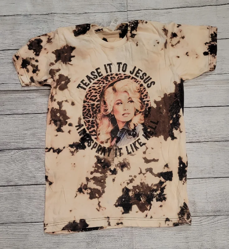 Tease It To Jesus Tee Mesh Canvas Denim