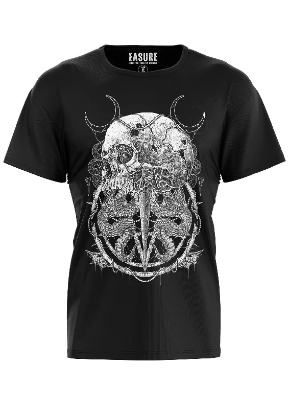 THE SKULL - SHIRT Fleece Nylon Spandex