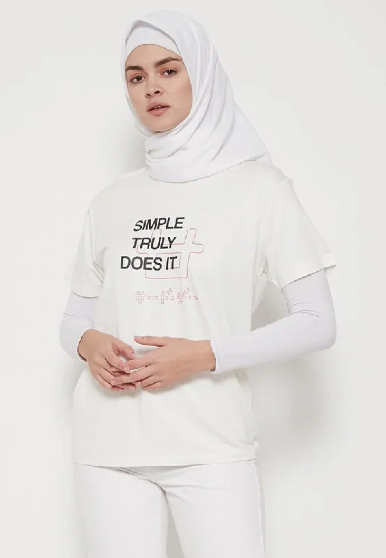 Third Day LTB20E KL simple truly does it logo outline WH T-shirt Putih Collared Crew Neck Turtle Neck Third Day LTB20E KL simple truly does it logo outline WH T-shirt Putih Collared Crew Neck Turtle Neck