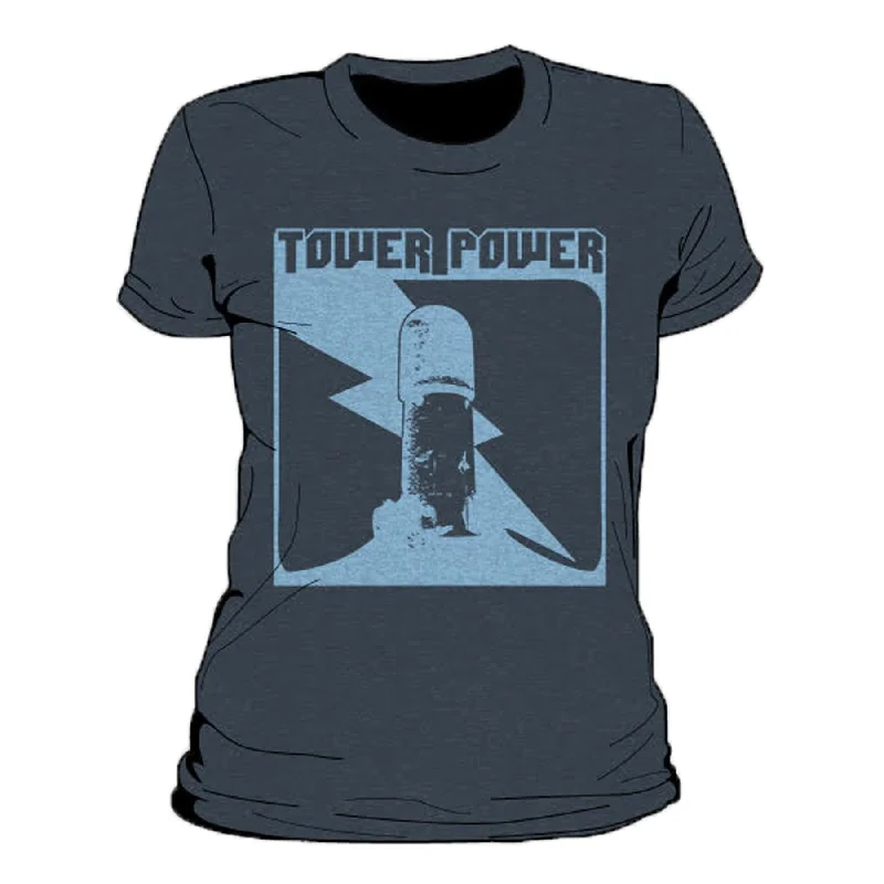 Tower Power Women's T-Shirt Print Jacquard Patchwork