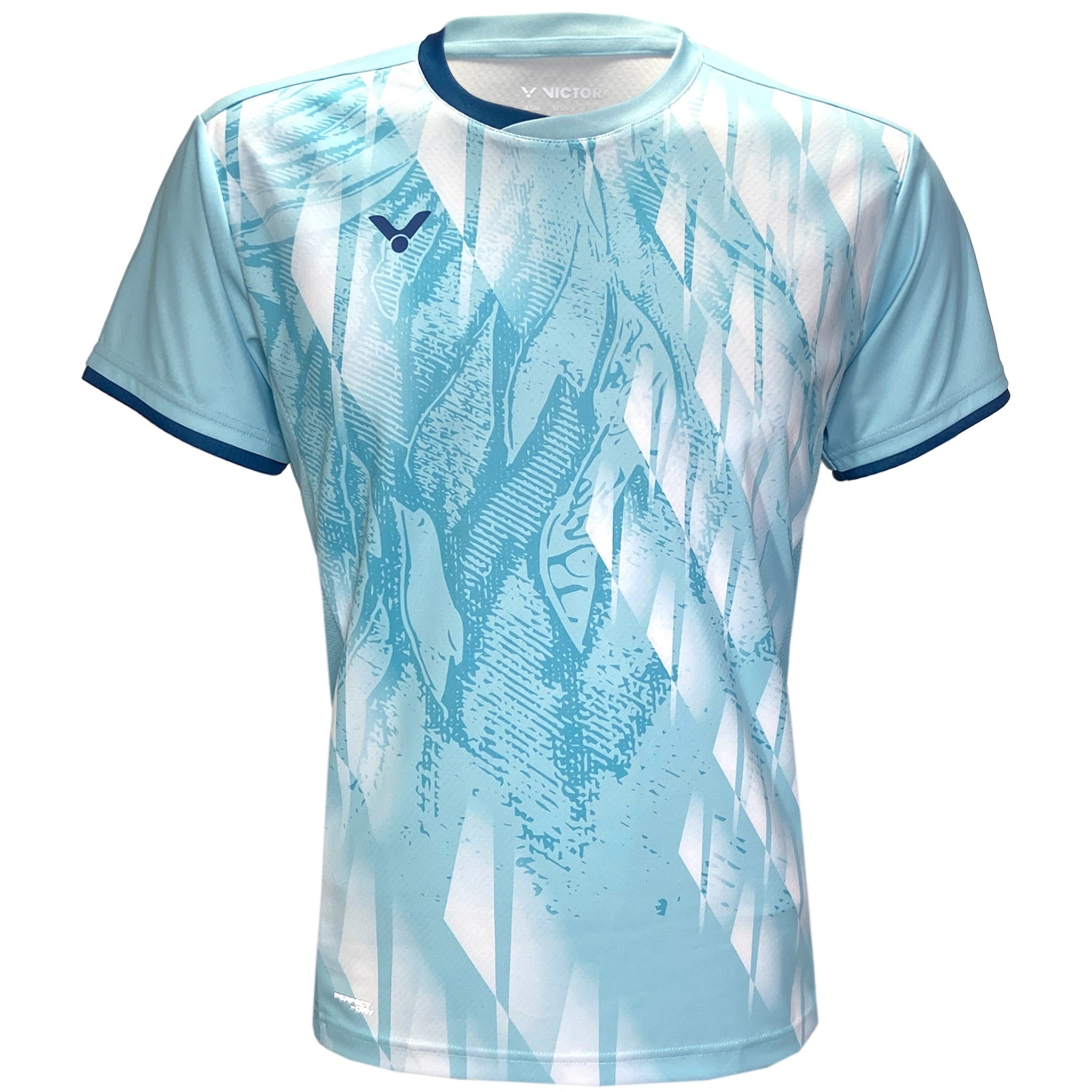 Victor Unisex Tournament T-Shirt T-45000TD M Collared Crew Neck Turtle Neck