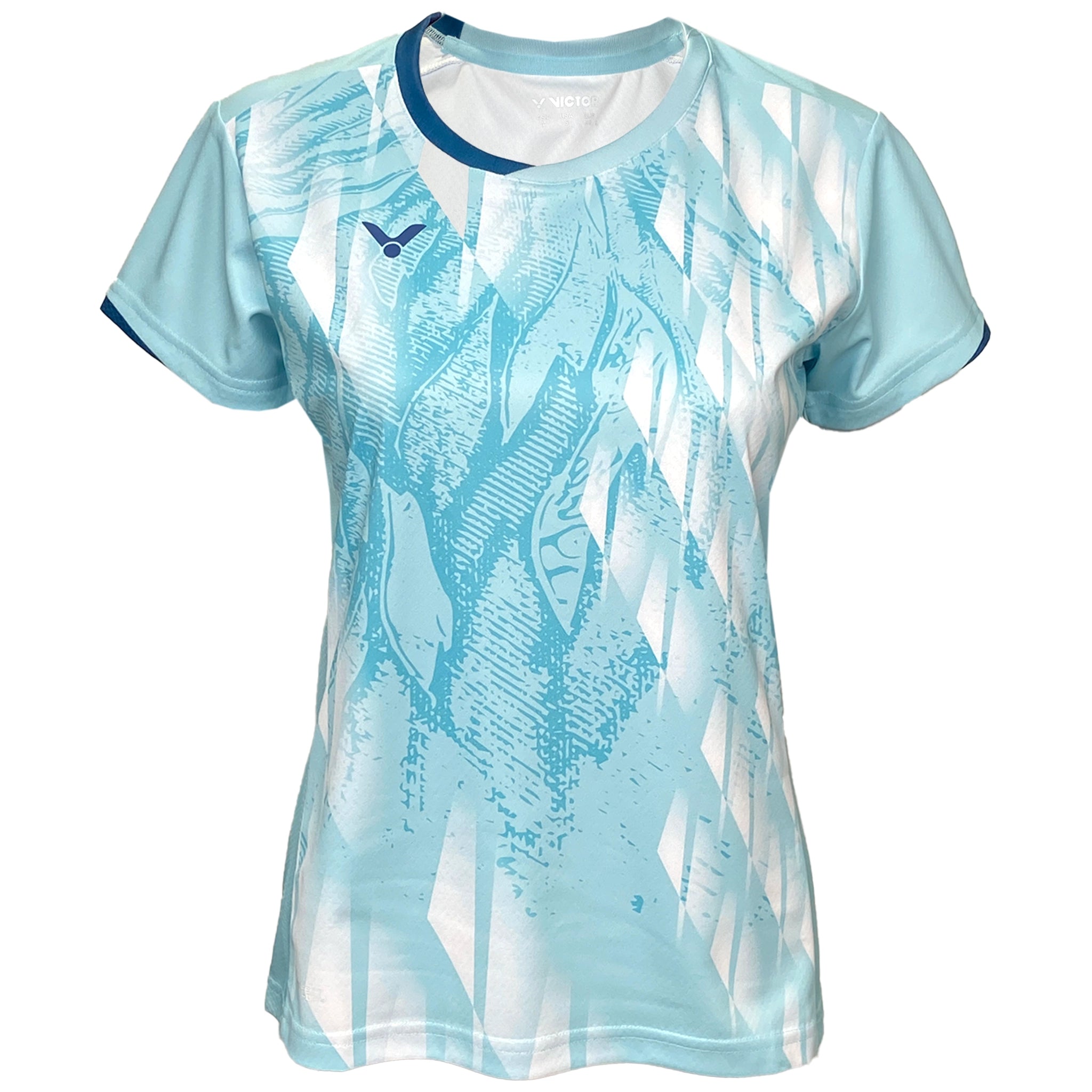 Victor Women's Tournament T-Shirt T-46000TD M Graphic T-Shirt Round Neck Polyester