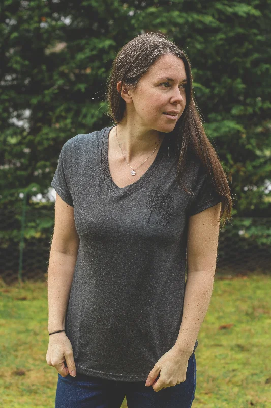 WILD - Women's Eco Tee - Heather Charcoal - SALE Sequined Glittery Shiny