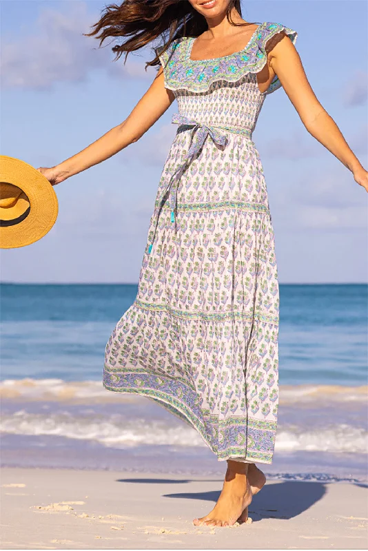 Bella Maxi Dress Cozy Open-Back Maxi Dress
