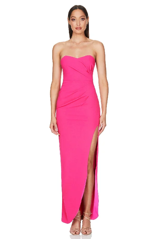 CHERISH MAXI DRESS Elegant Maxi Dress with Ruffles