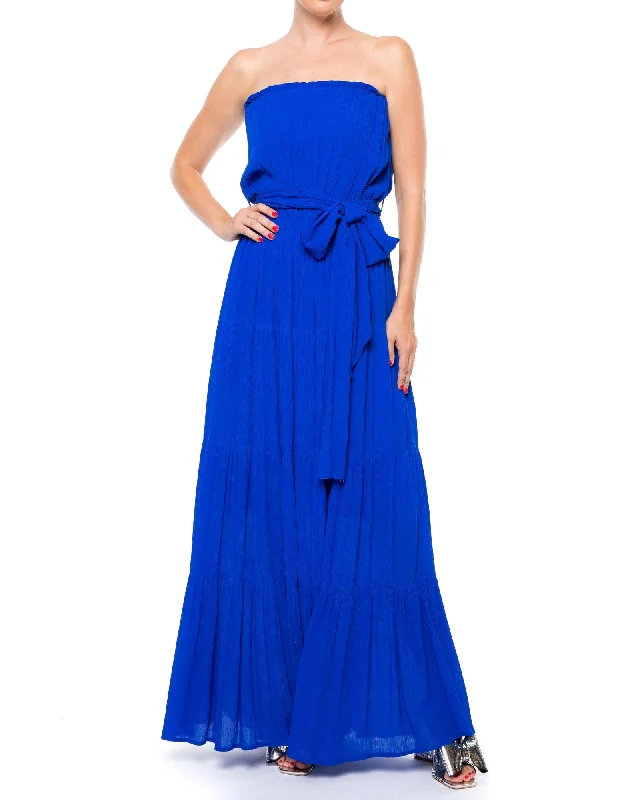 Makena Maxi Dress Elegant Pleated Maxi Dress