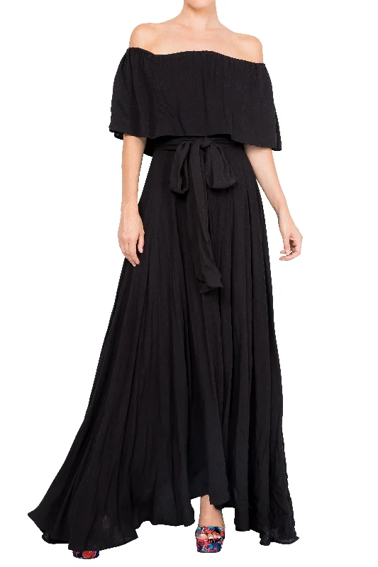 Morning Glory Maxi Dress Chic Button-Up Maxi Dress