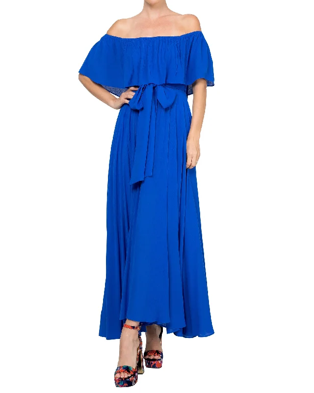 Morning Glory Maxi Dress Comfortable Fit-and-Flare Maxi Dress