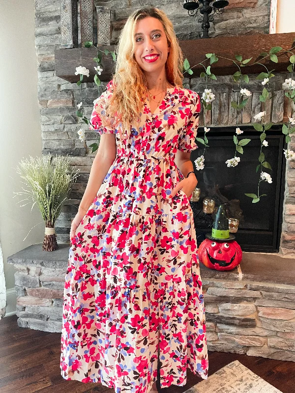 Follow My Lead Maxi Dress Classic V-Neck Maxi Dress