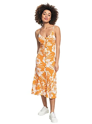 Women's Seaside State Maxi Dress | Original Brand Stylish Pleated A-Line Maxi Dress