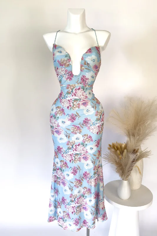 Zaira Floral Maxi Dress Fashionable Sleeveless Maxi Dress
