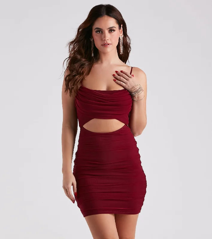Mesh With The Best Mini Dress Comfortable Bodycon Mini Dress