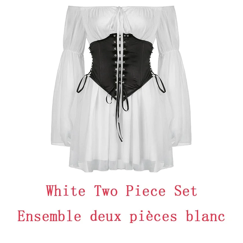White Two Piece Set 1