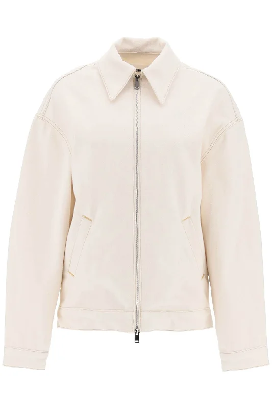 "ty Jacket In Bull Denim  - Neutro Insulated Jacket Fitted Jacket Loose Jacket