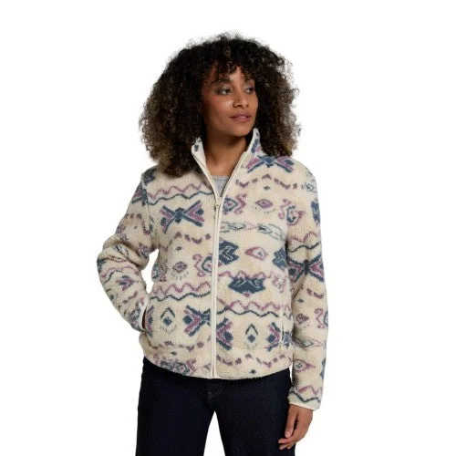 Animal Womens/Ladies Hennie Printed Borg Jacket Welt Pockets Slit Pockets Flap Pockets