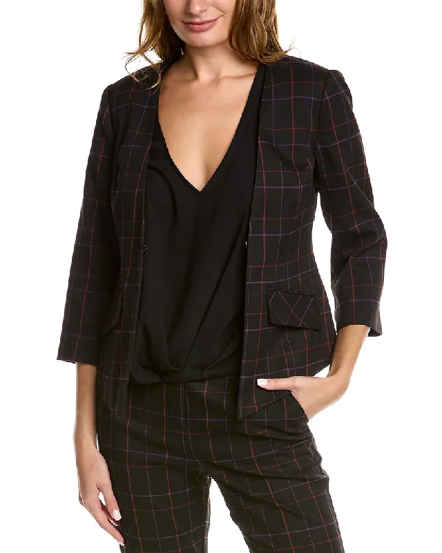 Trina Turk Gatsby Jacket Tiered Jacket Buttoned Jacket Zippered Jacket