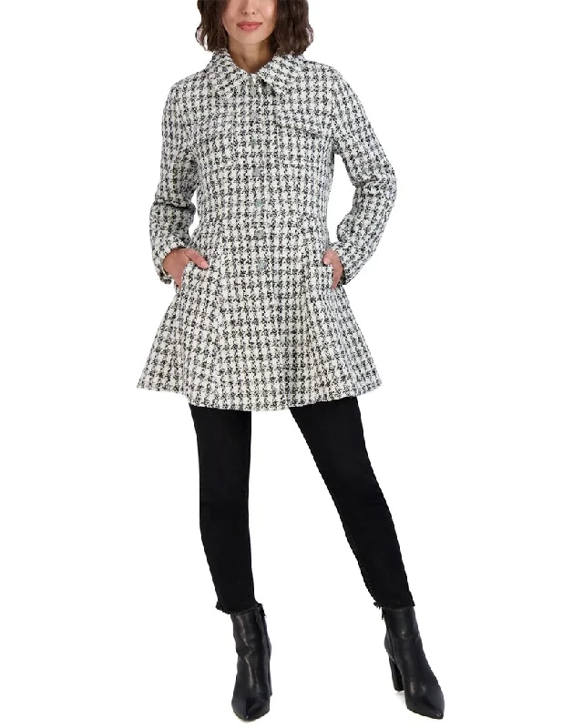 Laundry By Shelli Segal Long Jacket Belted Jacket Elasticated Jacket Padded Jacket