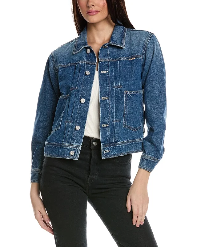Mother Denim Shrunken Daybreak Drifter Jacket Jacket Blazer Coat