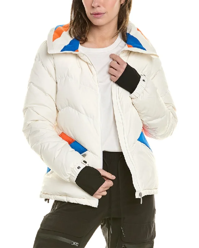Perfect Moment Ski Duvet Jacket Faux Fur Fabric Real Fur Fabric Shearling Fabric