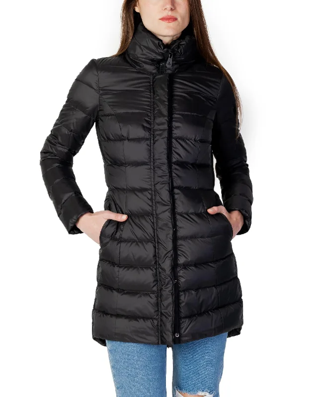 Peuterey Annika Down Jacket Womens Black Puffer Fleece Fabric Down Fabric Feather Fabric Peuterey Annika Down Jacket Womens Black Puffer Fleece Fabric Down Fabric Feather Fabric