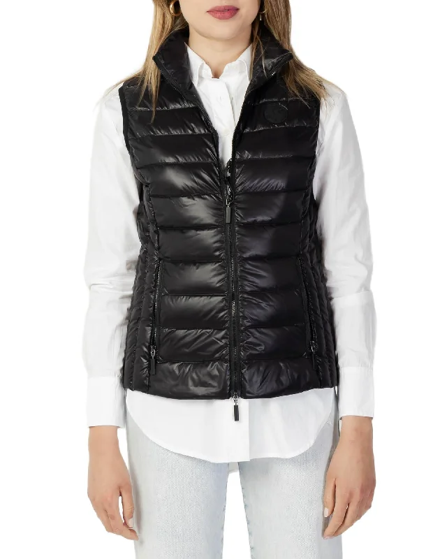 Armani Exchange Sleeveless  Turtleneck Jacket with Zip Fastening Herringbone Jacket Checkered Jacket Solid Jacket
