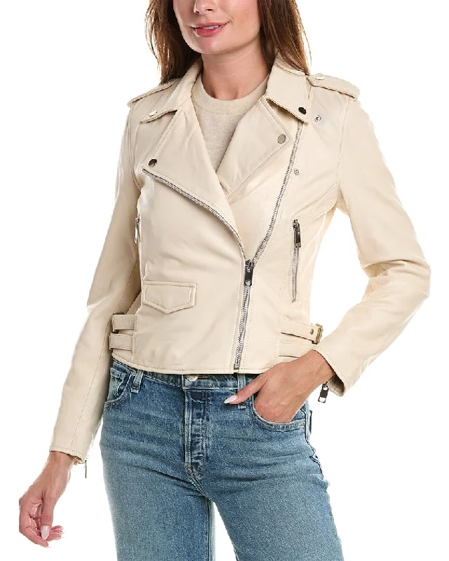 Walter Baker Liz Leather Jacket Mesh Jacket Canvas Jacket Denim Jacket