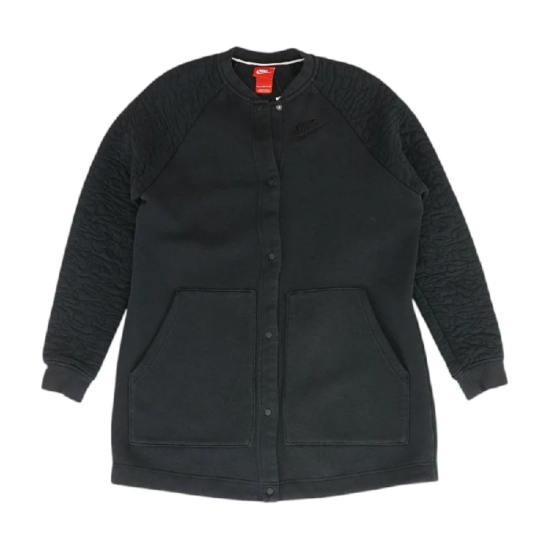 Black Solid Lightweight Jacket Cotton Jacket Linen Jacket Terry Jacket