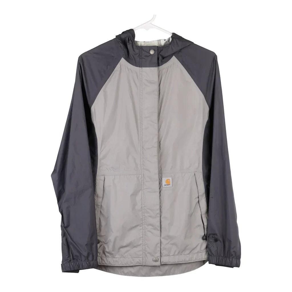 Carhartt Jacket - Small Grey Nylon Satin Fabric Silk Fabric Chiffon Fabric