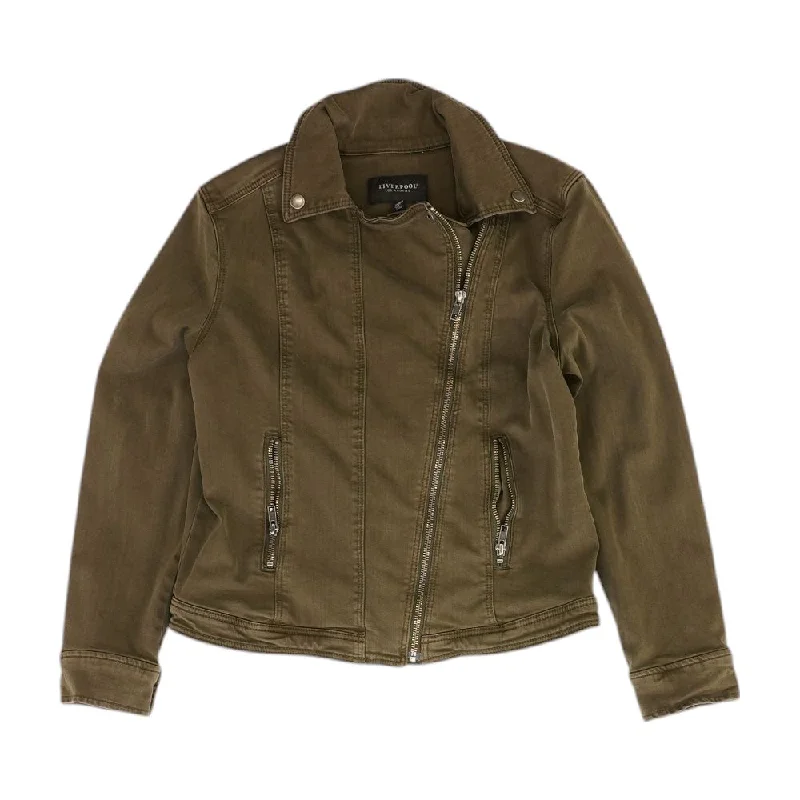 Green Solid Denim Jacket Denim Jacket Leather Jacket Suede Jacket